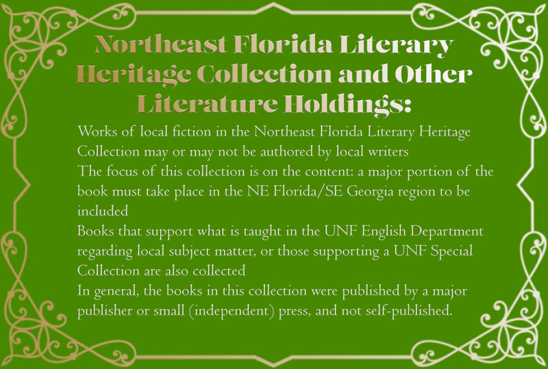 Narrative card: Northeast Florida Literary Heritage Collection