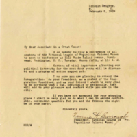 Letter: To Eartha White, from Nannie H. Burroughs
